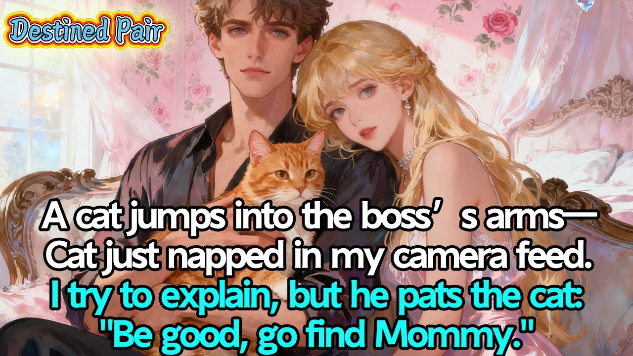 My cat suddenly jumped into the boss’s arms, shocking the team. He patted it: 