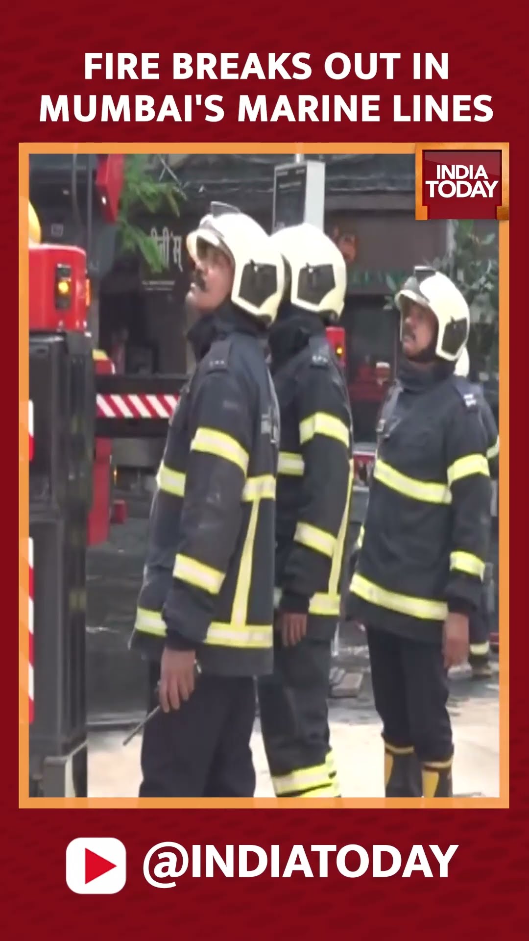 Fire Breaks Out At Marine Chambers In Mumbai's Marine Lines