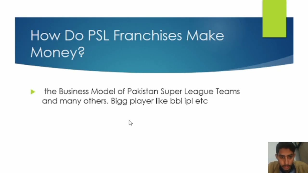 How psl franchises makes money 💵