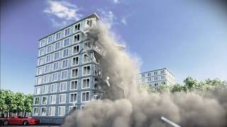 Building Destruction 3d Animation Test