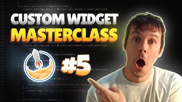 StreamElements Custom Widget MasterClass 05: Chat Messages