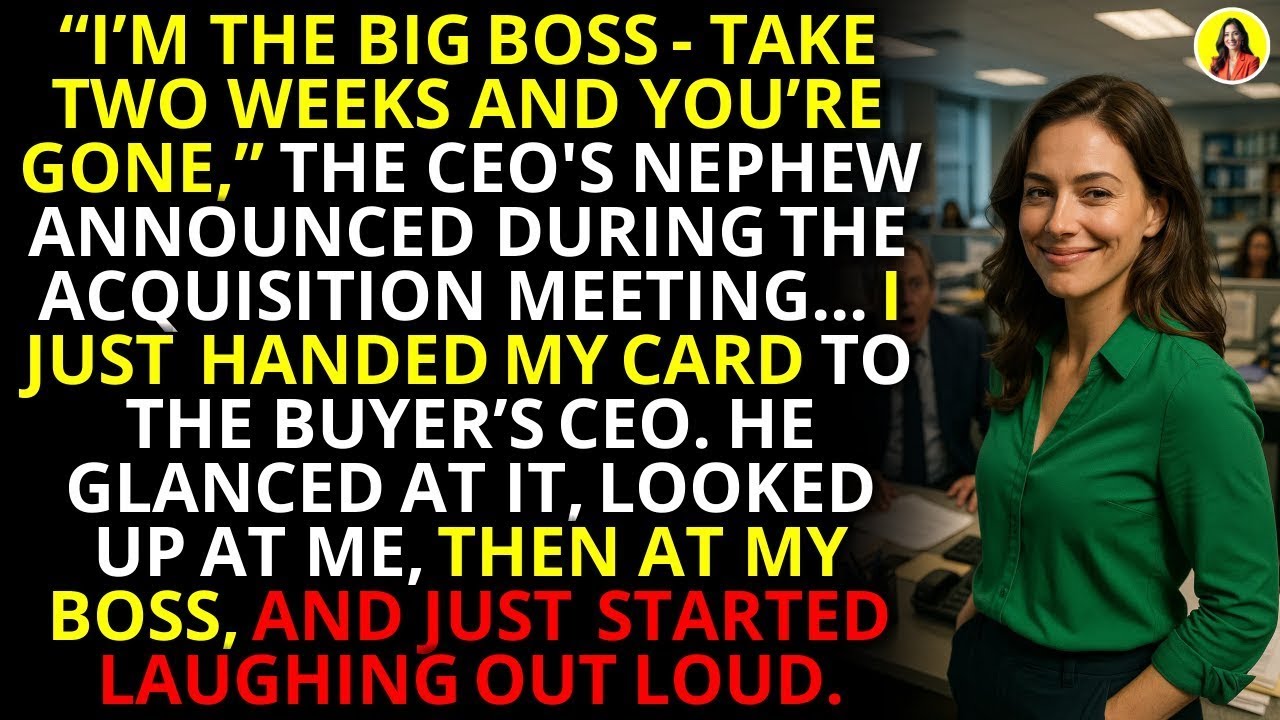 She Handed Him Her Card   The CEO Laughed  His Career Was Over  💼   