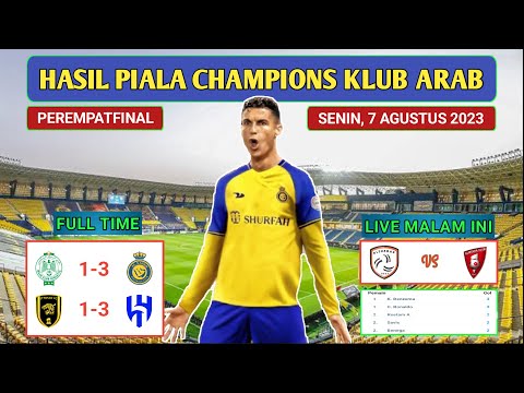 Hasil Piala Champions Klub Arab Semalam | Al Nassr vs Raja Casablanca | Serta Daftar Top Skor