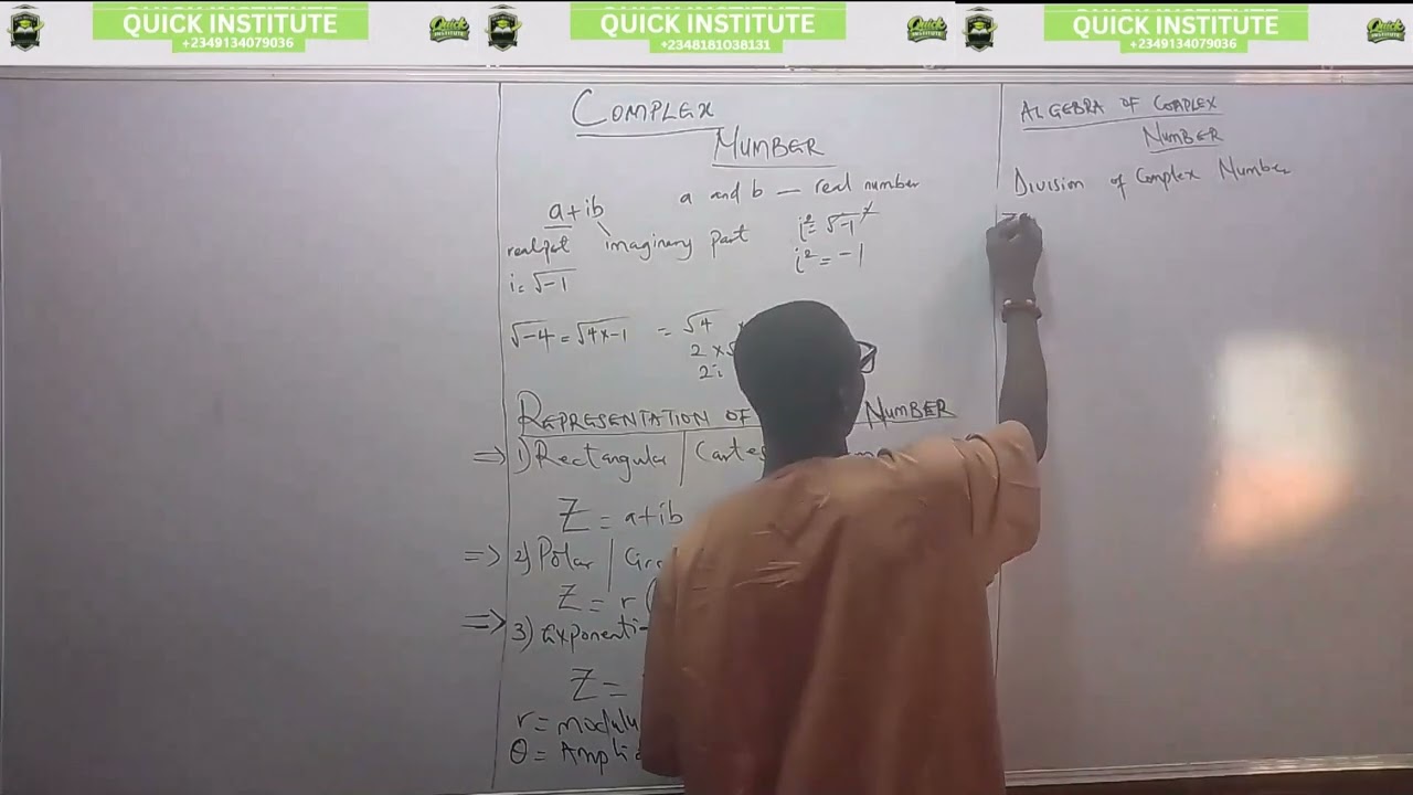 ALGEBRA OF COMPLEX NUMBER || MULTIPLICATION & DIVISION OF COMPLEX NUMBER