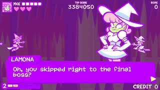 Hazelnut Hex: Level Select secret dialogue (No Miss Lamona)