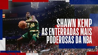 A história da lenda Shawn Kemp no Seattle Supersonics