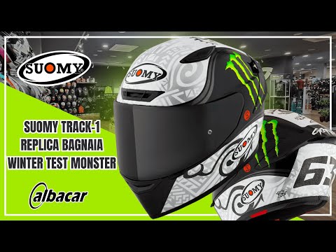 CASCO SUOMY TRACK-1 REPLICA BAGNAIA WINTER TEST MONSTER 💥 - YouTube
