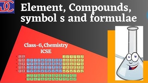 Class-6, Chemistry, ICSE, Element, Compounds, Symbols and Formuae full chapter in one Shot