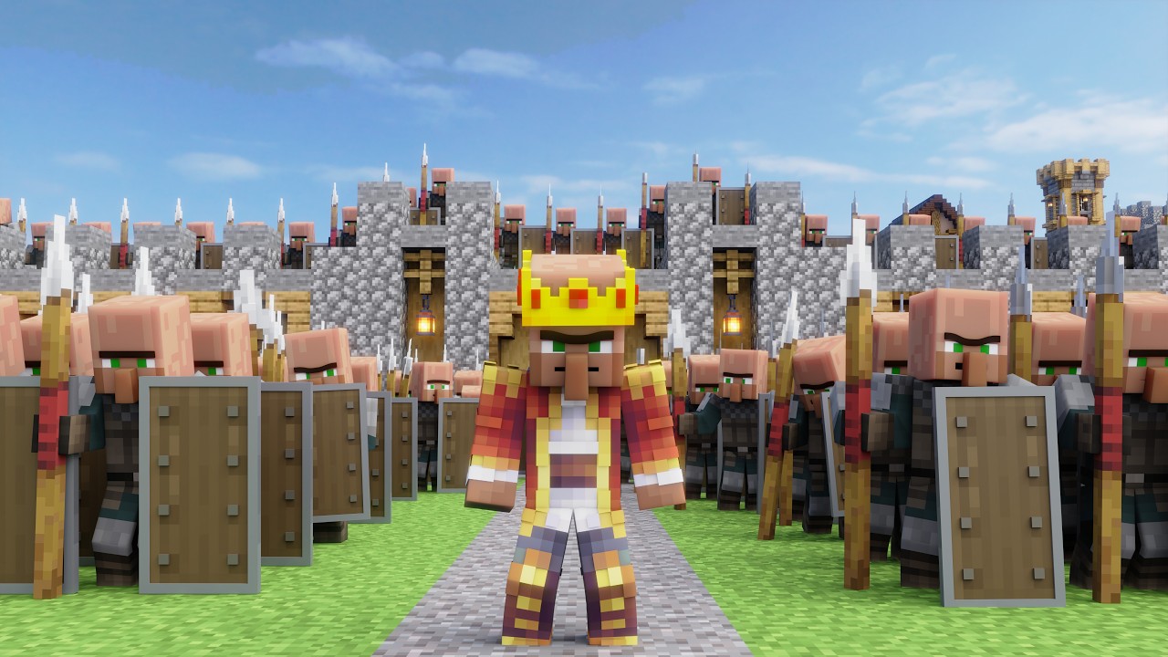 Villagers Are Preparing For War! - Villager VS Pillager: A History |PART 6| (Minecraft Animation)