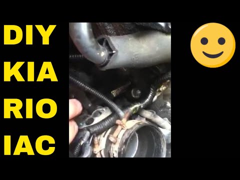 2001 KIA RIO IAC/ Idle Air Control Valve Testing and Cleaning