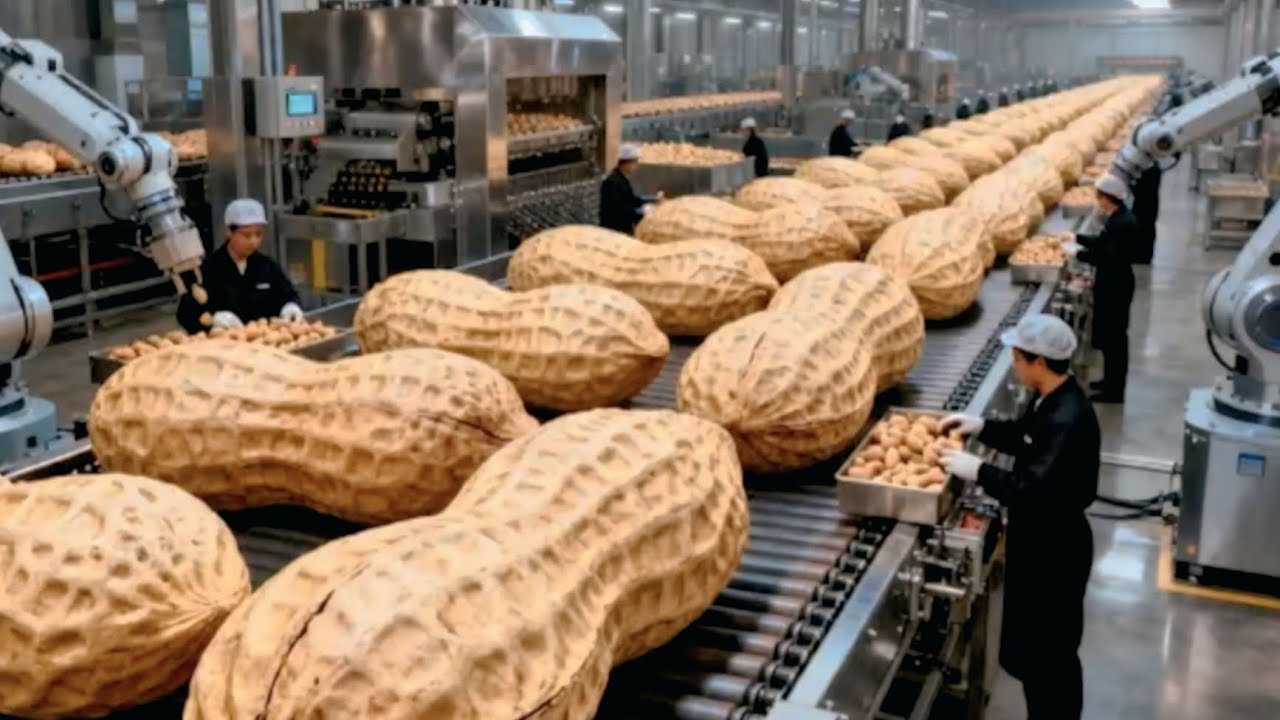 From Farm to Flavor 🥜 | Inside the Planters Peanut Factory (Full ...