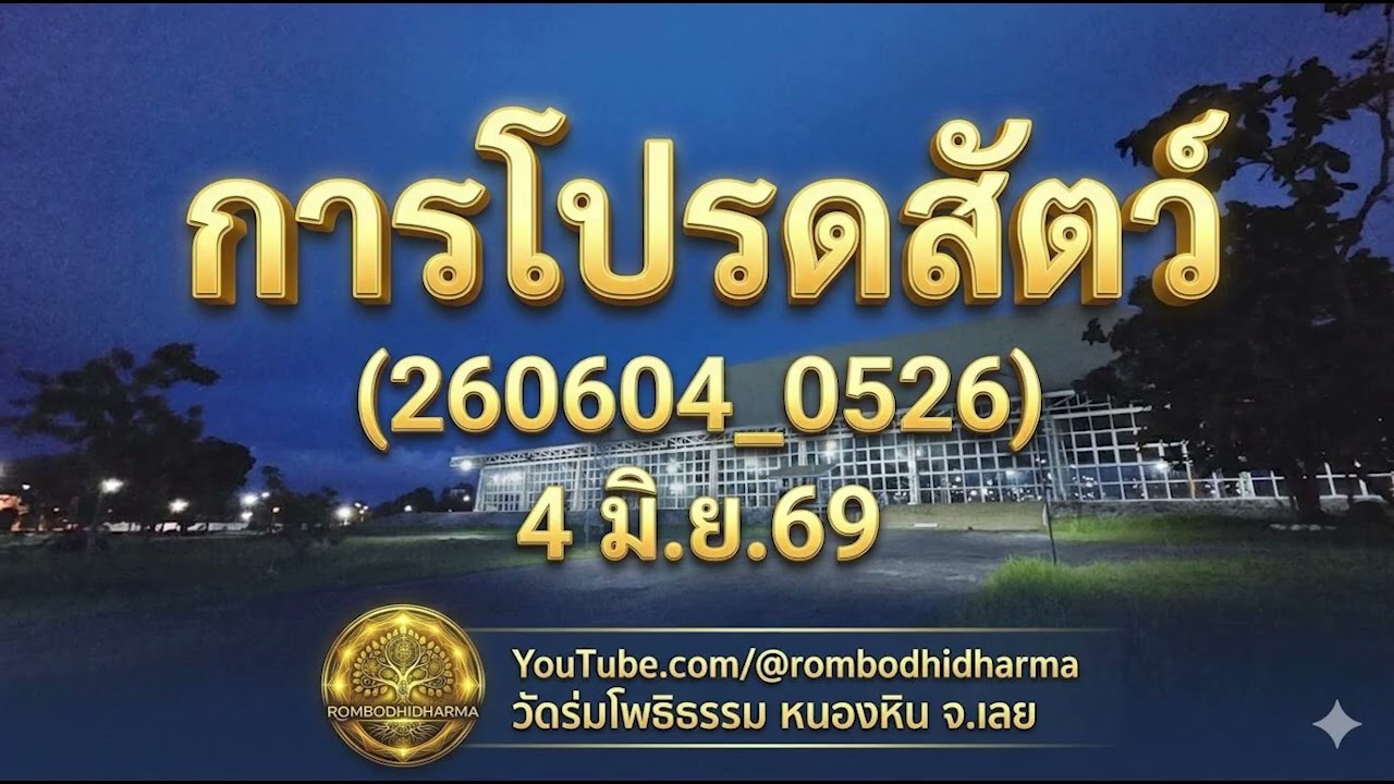 การโปรดสัตว์ (260604_0526) 4 มิ.ย.69 วัดร่มโพธิธรรม หนองหิน จ.เลย