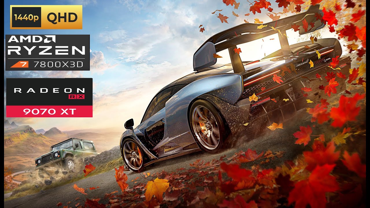 Forza Horizon 4 - RX 9070 XT - Ryzen 7 7800X3D - 1440P Ultra