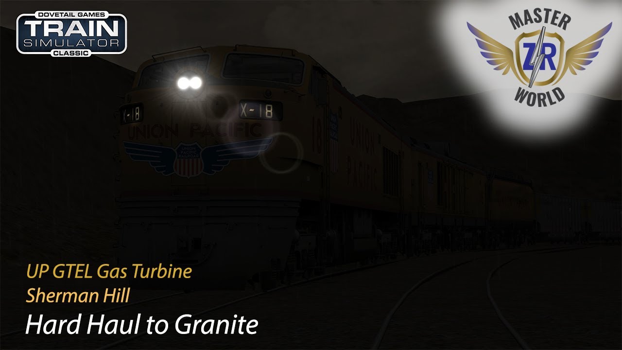 Hard Haul to Granite - Sherman Hill - UP GTEL Gas Turbine - Train Simulator Classic