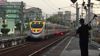 110/4/17日1227次小小兵樹林進站+出站 4232次500型區間車樹林進站 436次普悠瑪號樹林進站
