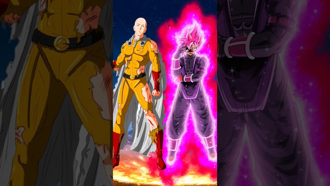 Saitama vs Black Goku