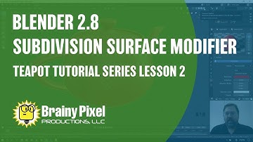 Blender 2.8 - Subdivision Surfaces - Beginners Teapot Tutorial 02