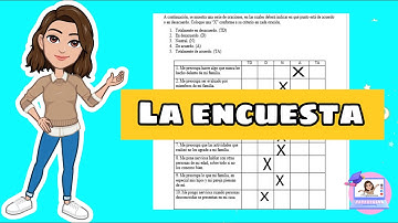 ✅​ La Encuesta  | Estructura, Función, Tipos, Características...