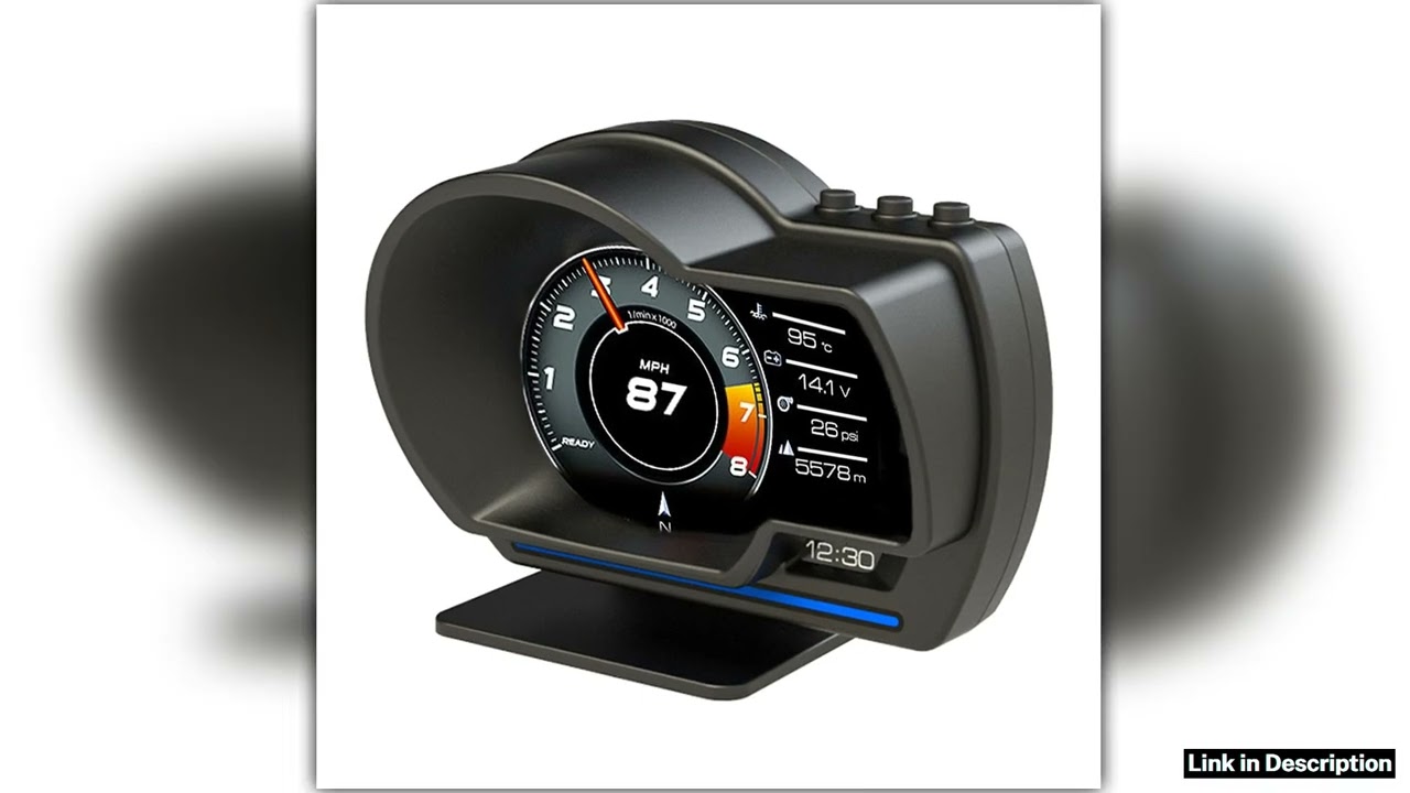 Car Head up Display OBDGPS Smart Gauge High Definition Speedometer Car Diagnostic Tool OBD Fault