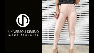 calça disco rose