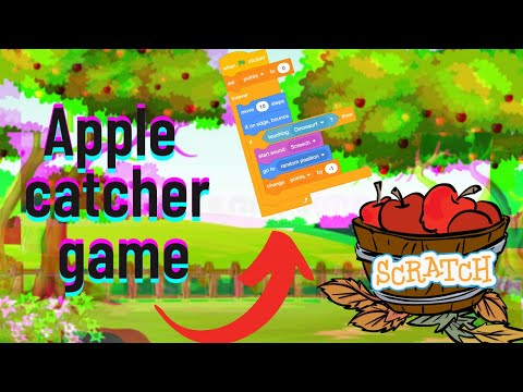 Apple Catcher  | Under 10 minutes ! | Scratch tutorial | Easy Beginner