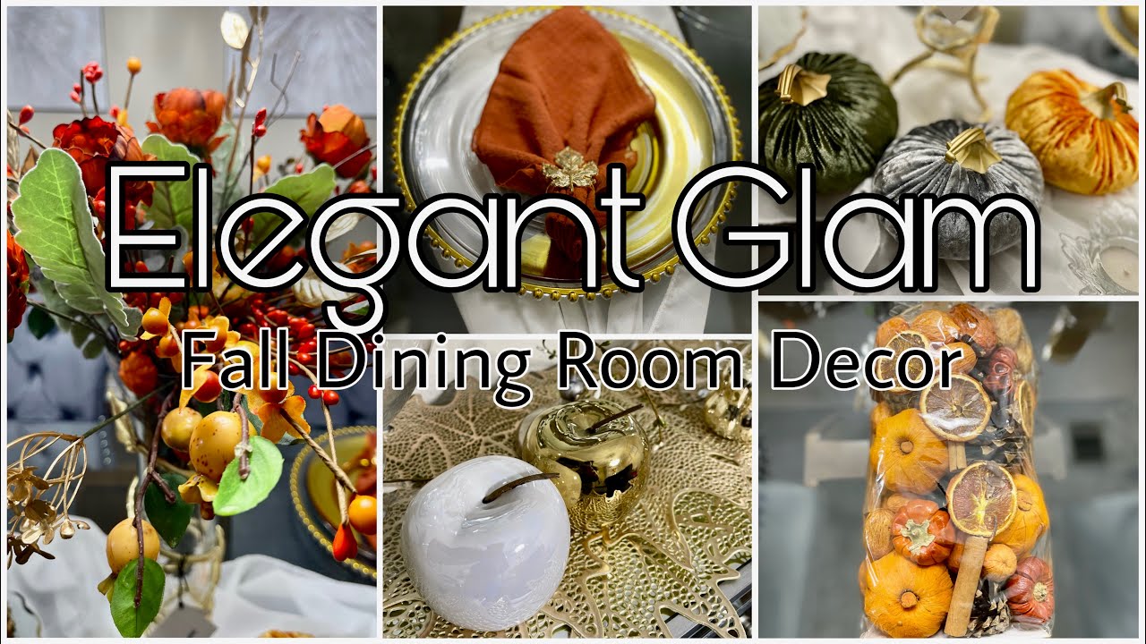 Transform Your Home for Fall 🍁 | Stunning Autumn Dining Room Decor Ideas