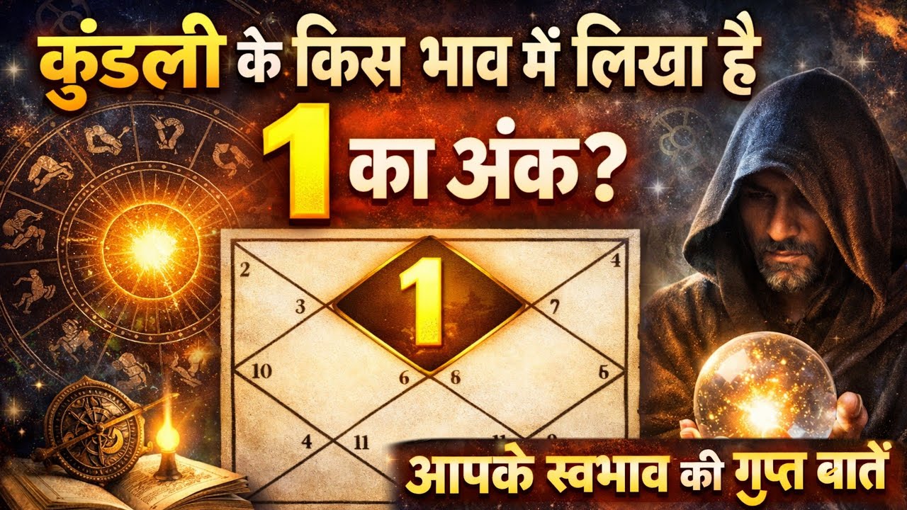 किस भाव में लिखा है 1 का अंक ? मेष में छुपे है आपके स्वभाव के गुप्त रहस्य | Blank Chart Prediction |