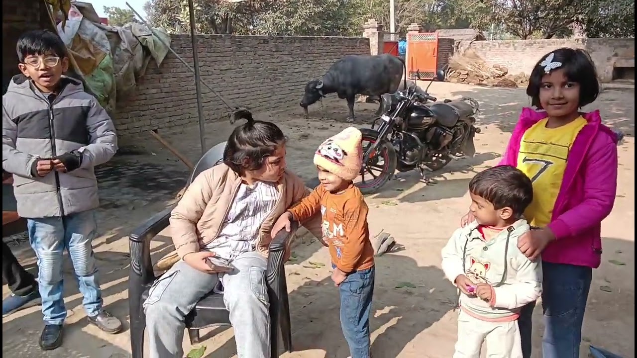  आज मेरे घर पर आए बहुत सारे मेहमान 