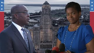 Who is supporting the mayoral candidates?