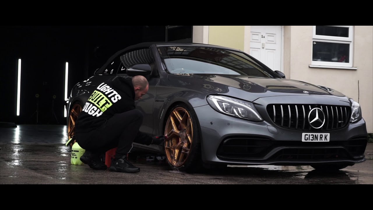 Mercedes C63S AMG with VELOS Designwerks Gold Forged Wheels | T12 Productions