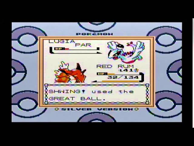 LIVE] Shiny Lugia after 15,705 SRs in Silver Virtual Console 