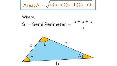Area of triangle in python program #shorts #viral #python