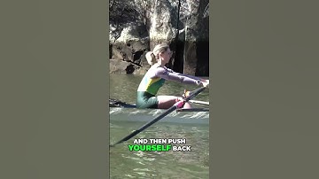 Sit tall and rock over around the finish with the pelvis #rowing #sculling #rowingcoach #rowingclub