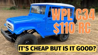 : WPL C34 Toyota FJ40 rc crawler - pros, cons and bottom line