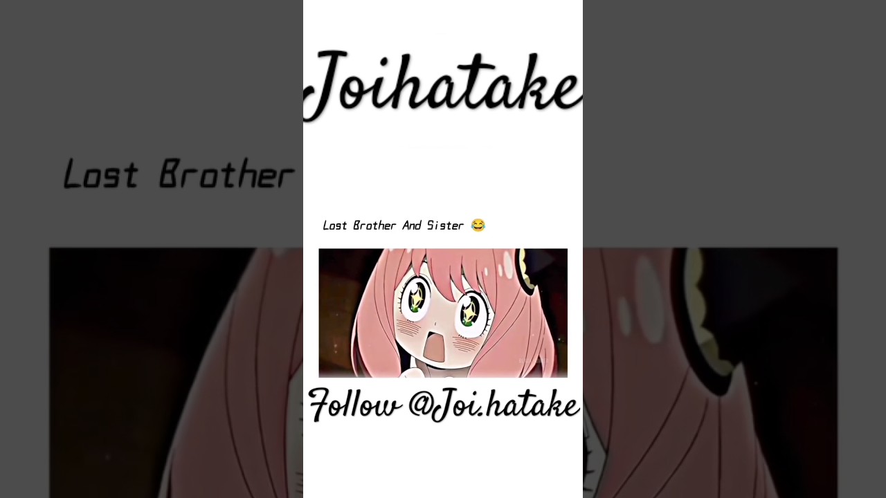 Lost Brother and Sister❤️❤️#shortvideo #animeedit #viralshort #youtubeshorts #anime #otaku