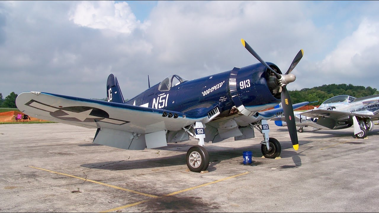 New Garden Flying Field Airshow Corsair Zero P 51 August 2019