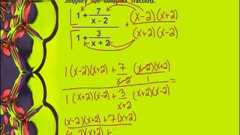 Simplify Complex Fractions (2)