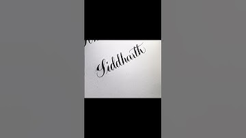 "Siddharth" comment your name and i