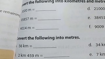 AKPS, Class 3, Sub Maths, Chapter 10, Measurement of lengths, Exercise 10.1