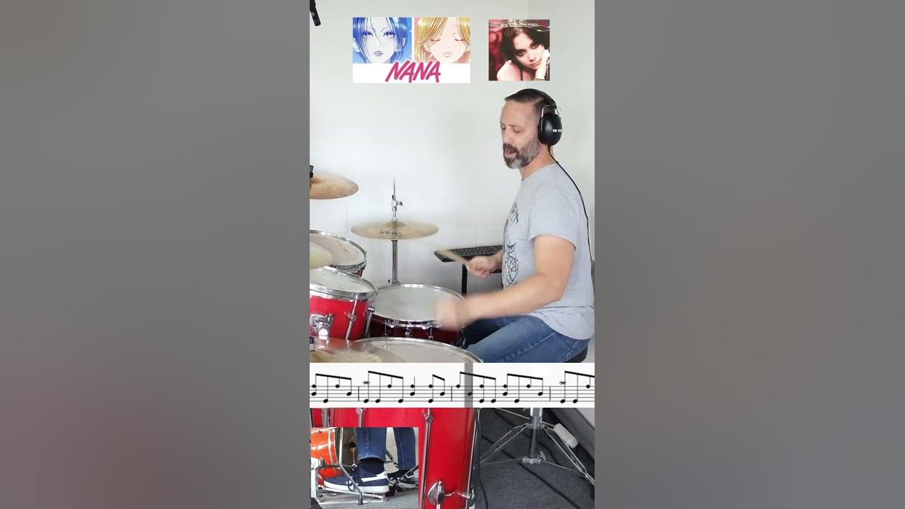 How to play Rose (Anna inspi` Nana / Black Stones) on Drums: Prechorus