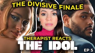 As a therapist, I saw something different… 🤨 The Idol finale reaction 1x5