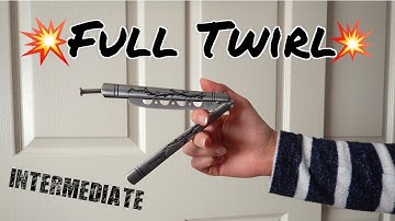 FULL TWIRL (Intermediate)- Intermediate Butterfly Knife Tricks that look IMPRESSIVE