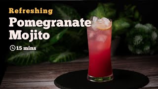 Pomegranate Mojito | Refreshing Mojito Recipes | Mocktail Recipes | Cookd screenshot 4