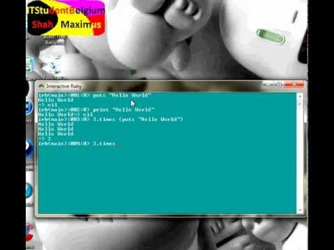 Ruby Programming T2 "Hello World"