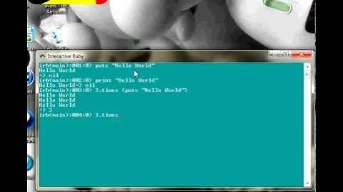 Ruby Programming T2 "Hello World"