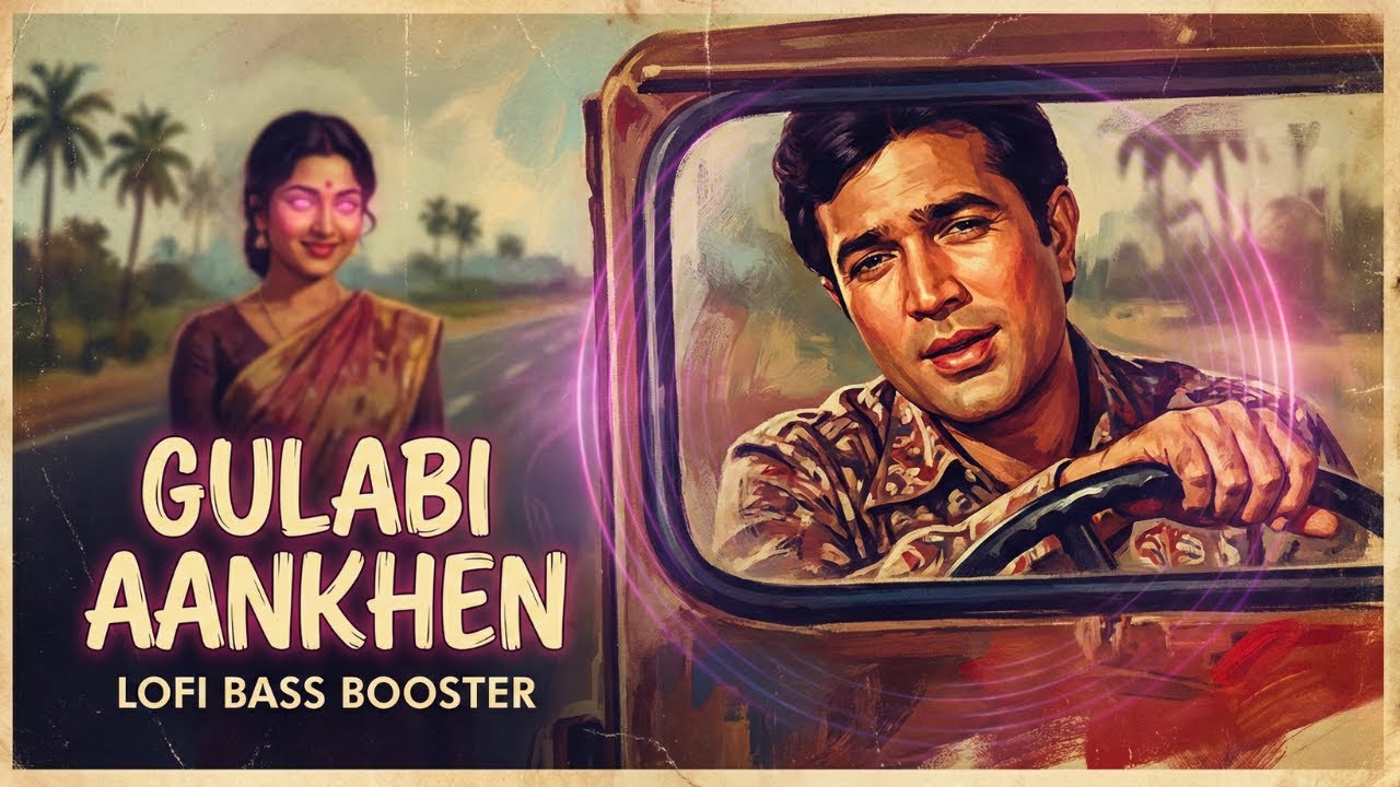 Gulabi Aankhen LoFi Bass Booster | Rajesh Khanna Romantic Song | Retro Bollywood Love Remix