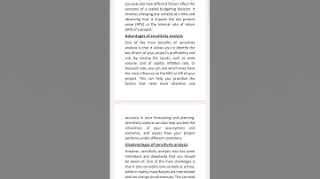 Sensitivity Analysis #ugcnetmanagement #ugcnetexam