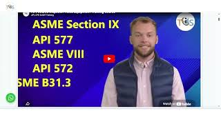 API SIFE Source Inspector Fixed Equipment Examination Part 9 Online Training Course