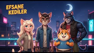 Efsane Kediler Bölüm 1 Çatıların Sessizliği Çocuklar Için Eğlenceli Animasyon Filmi Türkçe