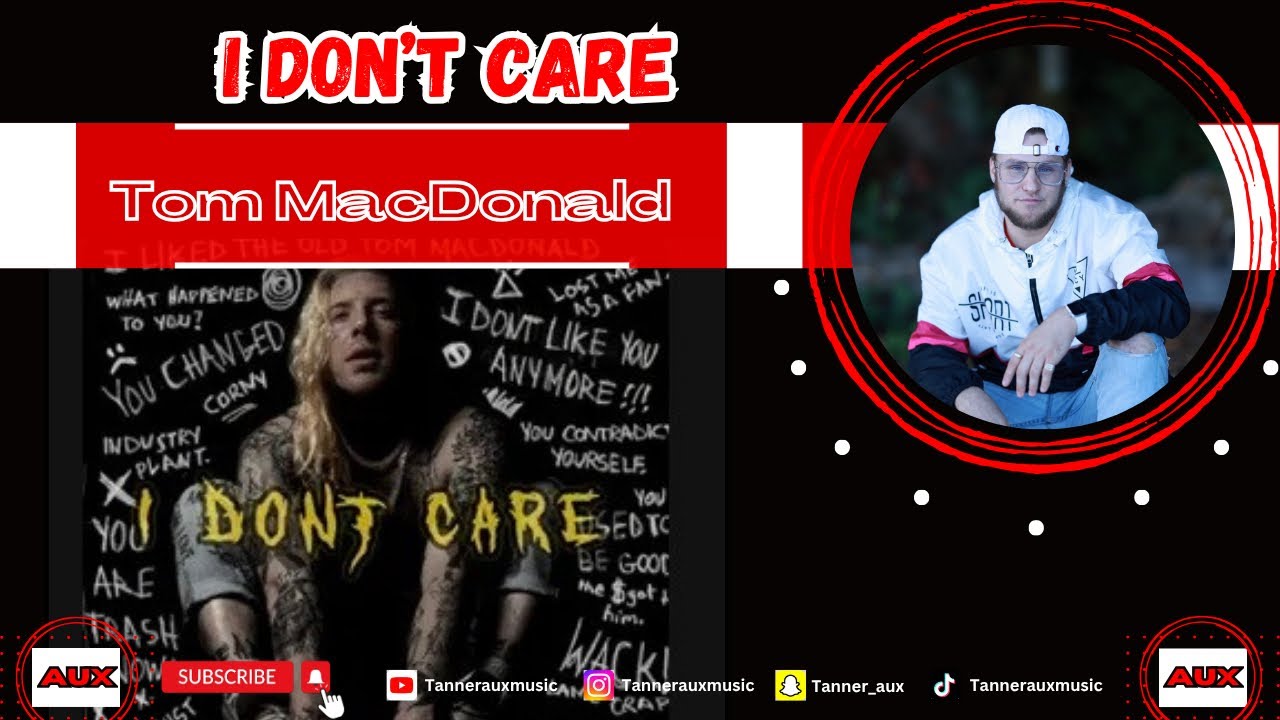 Independent Artist Reacts | Tom MacDonald “I Don’t Care”